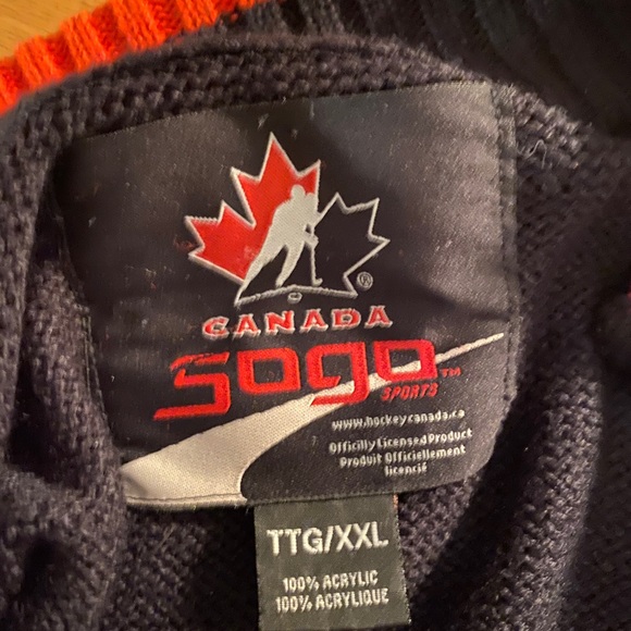 Team Canada Olympic Hockey Knit Sweater - Picture 5 of 6